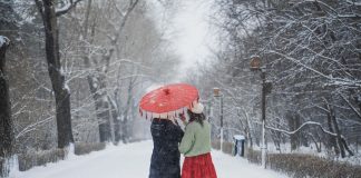 Cina: Changchun imbiancata dopo l’arrivo di un nuovo fronte freddo (2)