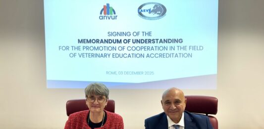 ANVUR-EAEVE: un’intesa per la valutazione della qualità in Medicina Veterinaria