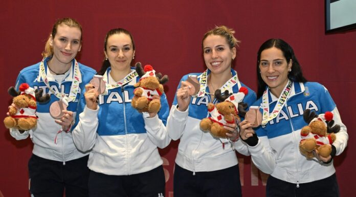 Spadiste azzurre di bronzo a Vancouver in Coppa del mondo