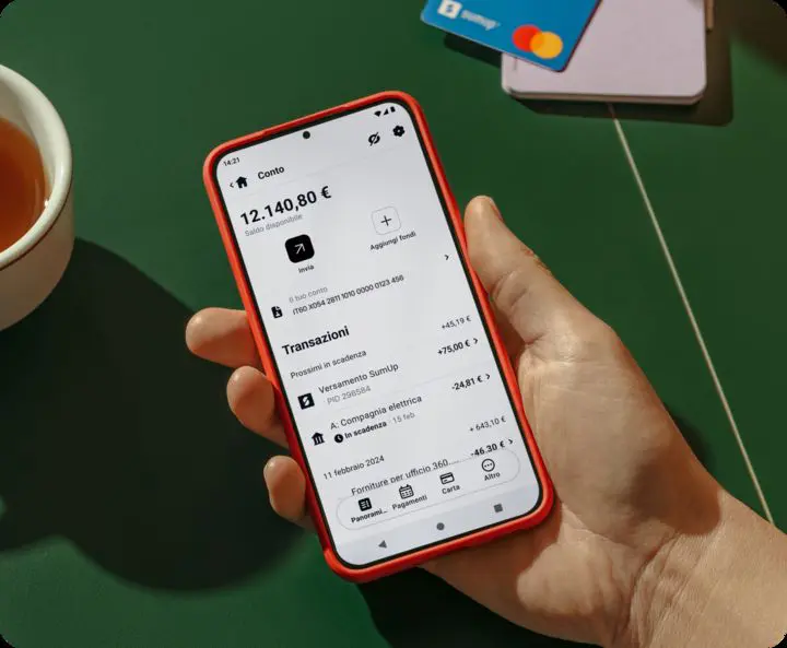 SumUp raggiunge 1 miliardo di euro di depositi sul proprio Conto Aziendale SumUp raggiunge 1 miliardo di euro di depositi sul proprio Conto Aziendale