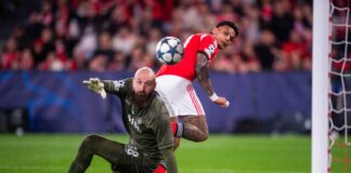 Il Napoli va ko in Champions, a Lisbona vince il Benfica 2-0