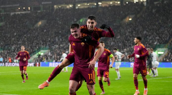 La Roma vince a Glasgow, doppietta Ferguson e 3-0 al Celtic