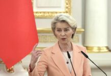 Von der Leyen “Per l’Ucraina serve una pace giusta e duratura”