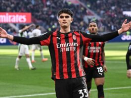 Al Milan non basta la doppietta di Bartesaghi, è 2-2 a San Siro contro il Sassuolo