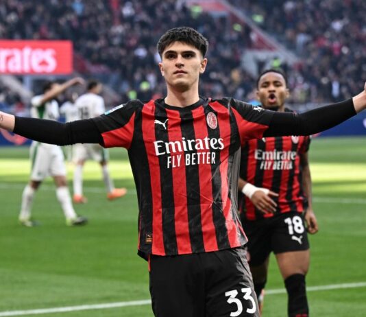 Al Milan non basta la doppietta di Bartesaghi, è 2-2 a San Siro contro il Sassuolo