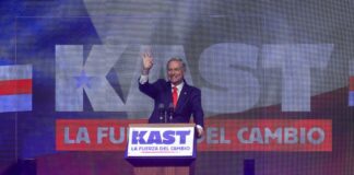 Josè Antonio Kast eletto presidente del Cile