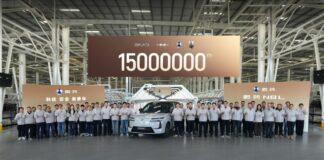 BYD, prodotti 15 milioni veicoli a nuova energia