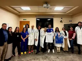 Atleta trapiantato consegna all’Ismett di Palermo la medaglia vinta ai mondiali