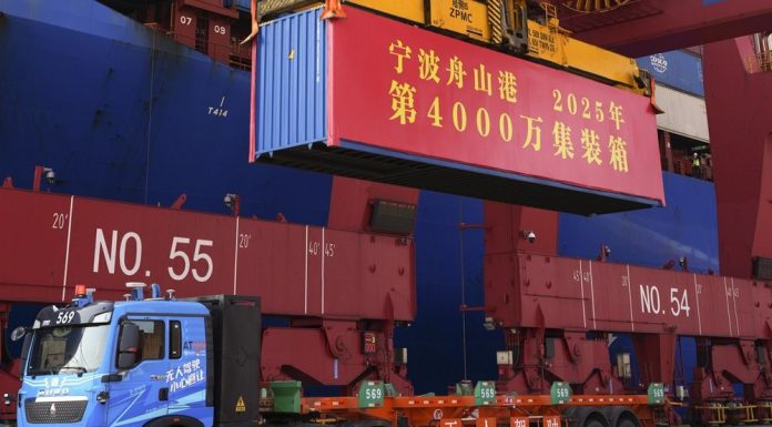 Cina: porto di Ningbo-Zhoushan, nuovo record mondiale nel traffico container (3)