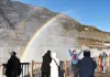 Cina: le foto del doppio arcobaleno apparso sopra la cascata di Hukou (3)