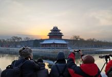 Cina: arriva la neve a Pechino, imbiancata la capitale (4)