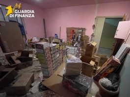A Cosenza sequestrata una tonnellata di fuochi d’artificio detenuti illegalmente