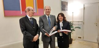 Un volume su Palazzo Abrantes, l’Ambasciatore Cortese incontra il Segretario Generale della Farnesina Guariglia