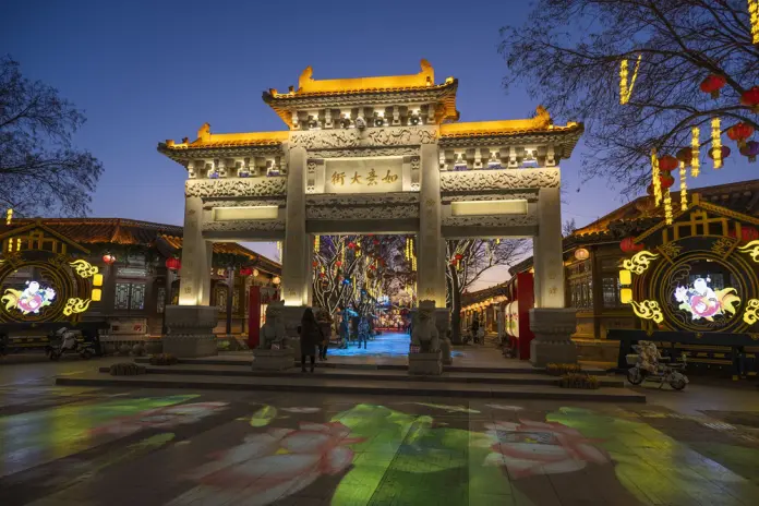 CHINA-TIANJIN-YANGLIUQING ANCIENT TOWN-WINTER-TOURISM (CN)