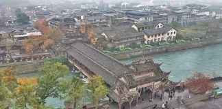 Cina: le immagini del sistema di irrigazione senza dighe nel Sichuan (1)