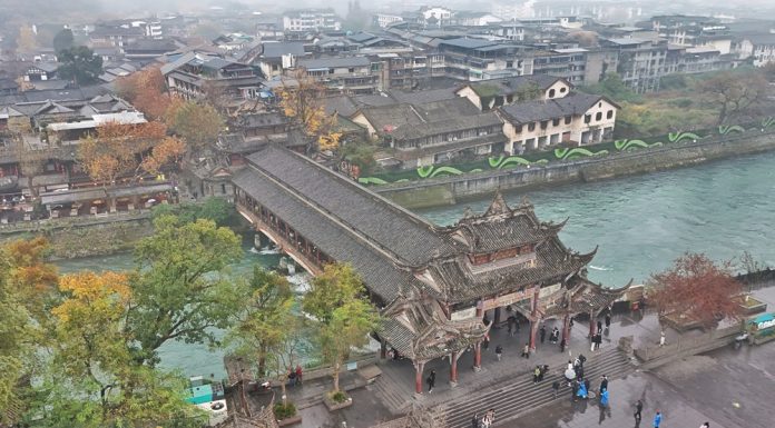 Cina: le immagini del sistema di irrigazione senza dighe nel Sichuan (1)