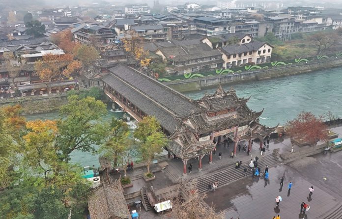 (SichuanMosaics) CHINA-SICHUAN-CHENGDU-DUJIANGYAN (CN)