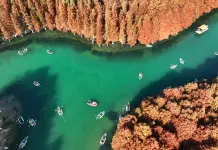 Cina: scenario invernale su alcuni corsi d’acqua del Paese (1)