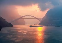 Cina: scenario invernale su alcuni corsi d’acqua del Paese (3)