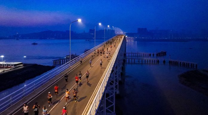 Cina: immagini della maratona internazionale Macao (3)