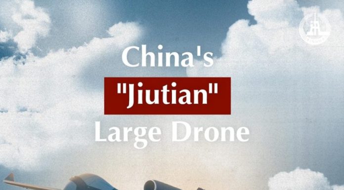 Cina: il drone Jiutian effettua il suo primo volo