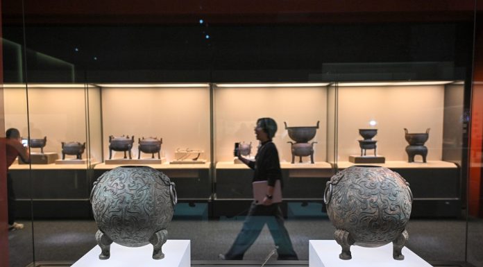 Cina: al Museo Nazionale di Pechino la mostra sulla tomba di Wuwangdun (1)