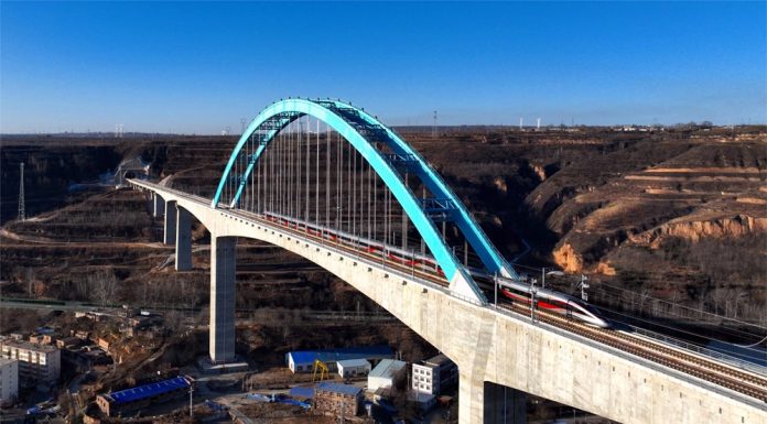 Cina: operativa nuova linea ferroviaria ad alta velocità Xi’an-Yan’an (2)