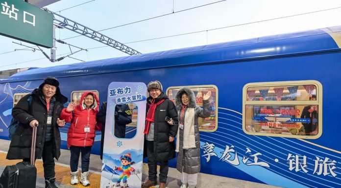 Cina: Heilongjiang, treno turistico inizia viaggio di sei giorni (1)