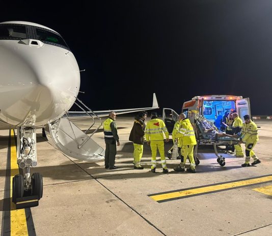 Aeronautica Militare, trasporto sanitario d’urgenza per un paziente da Pantelleria a Palermo