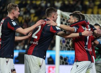 Il Bologna batte l’Inter ai rigori e raggiunge il Napoli in finale di Supercoppa Italiana
