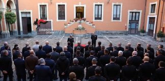 Il Comandante della Legione Carabinieri “Sicilia” Del Monaco in visita a Catania