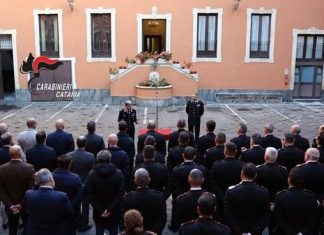 Il Comandante della Legione Carabinieri “Sicilia” Del Monaco in visita a Catania