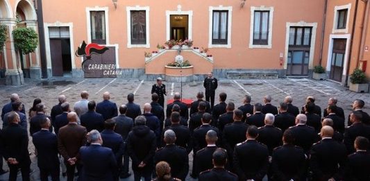 Il Comandante della Legione Carabinieri “Sicilia” Del Monaco in visita a Catania