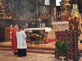 A Mestre una messa in onore di Santa Barbara, patrona dei Vigili del Fuoco e della Marina Militare