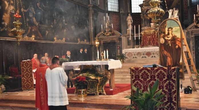 A Mestre una messa in onore di Santa Barbara, patrona dei Vigili del Fuoco e della Marina Militare