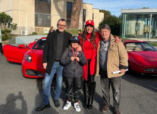 Roma si tinge di rosso Ferrari con il “Christmas Day”