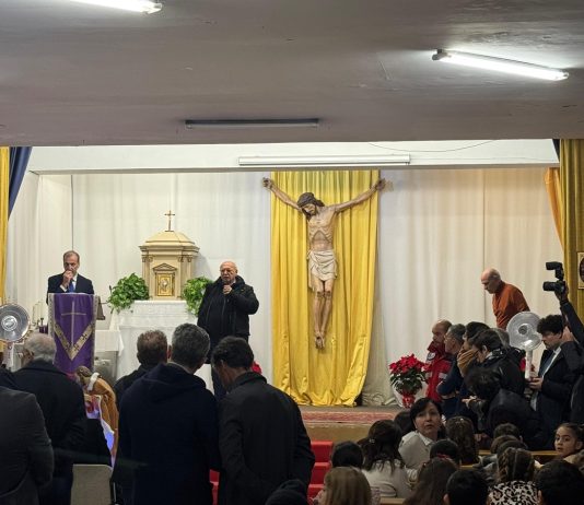 Palermo, torna a Borgo Nuovo Crocifisso restaurato. Mantovano “Avanti con modello Caivano”, Schifani “Lavorare per le periferie”