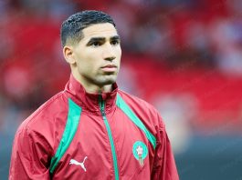 أشرف حكيمي ضمن التشكيلة المثالية لجائزة فيفا ذا بيست