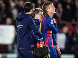 Dani Olmo suffers a shoulder injury, he will return in 2026