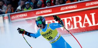 Zabystran vince il SuperG della Val Gardena, Franzoni è sul podio