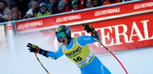 Zabystran vince il Super G della Val Gardena, Franzoni è sul podio