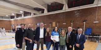 La Federscherma in pedana con una lezione per non vedenti, Annalisa Minetti testimonial