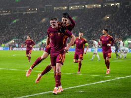 Roma sul velluto a Glasgow, 3-0 al Celtic e prima doppietta in giallorosso per Ferguson