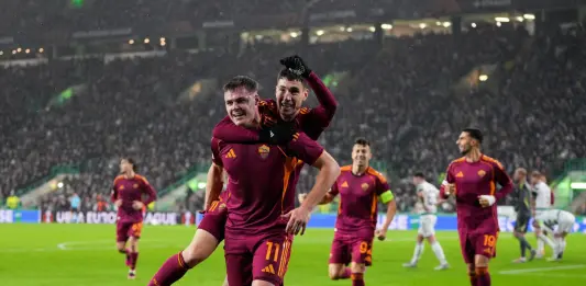 Roma sul velluto a Glasgow, 3-0 al Celtic e prima doppietta in giallorosso per Ferguson
