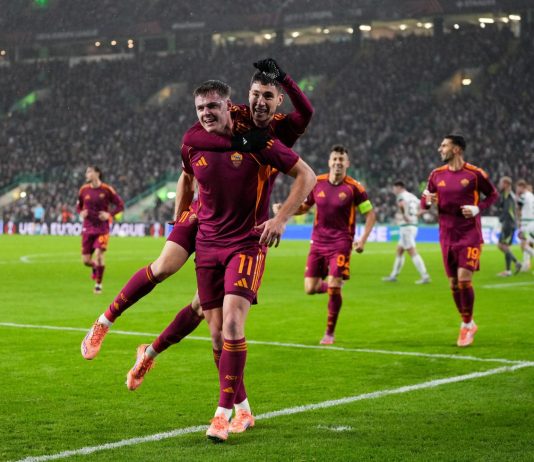 Roma sul velluto a Glasgow, 3-0 al Celtic e prima doppietta in giallorosso per Ferguson