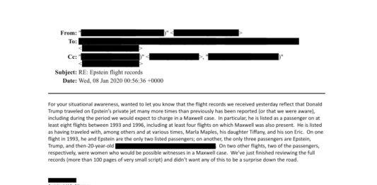 Epstein Files, documenti esplosivi su Trump e il crollo del cover up