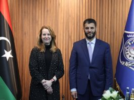 Libia, Trabelsi riceve la direttrice dell’IOM. Focus sulla cooperazione contro la migrazione irregolare