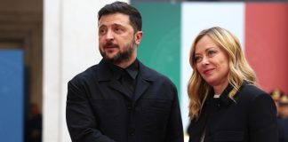 زيلينسكي بعد لقائه ميلوني: لقاء ممتاز ونقدر استمرار دعم إيطاليا