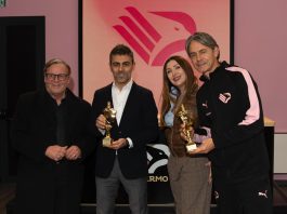 Il Palermo Calcio e Pippo Inzaghi premiati con il Paladino d’Oro