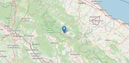 Sciame sismico nella notte tra Romagna e Toscana